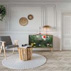 VIRGIN FOREST WITH SUNSET Aparador de 2 Portas em Efeito Carvalho