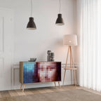 CONSTRUCTIVE ART Aparador de 2 Portas em Efeito Carvalho