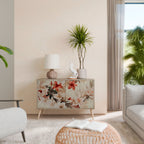 PETAL HARMONY Aparador de 2 Portas em Efeito Carvalho