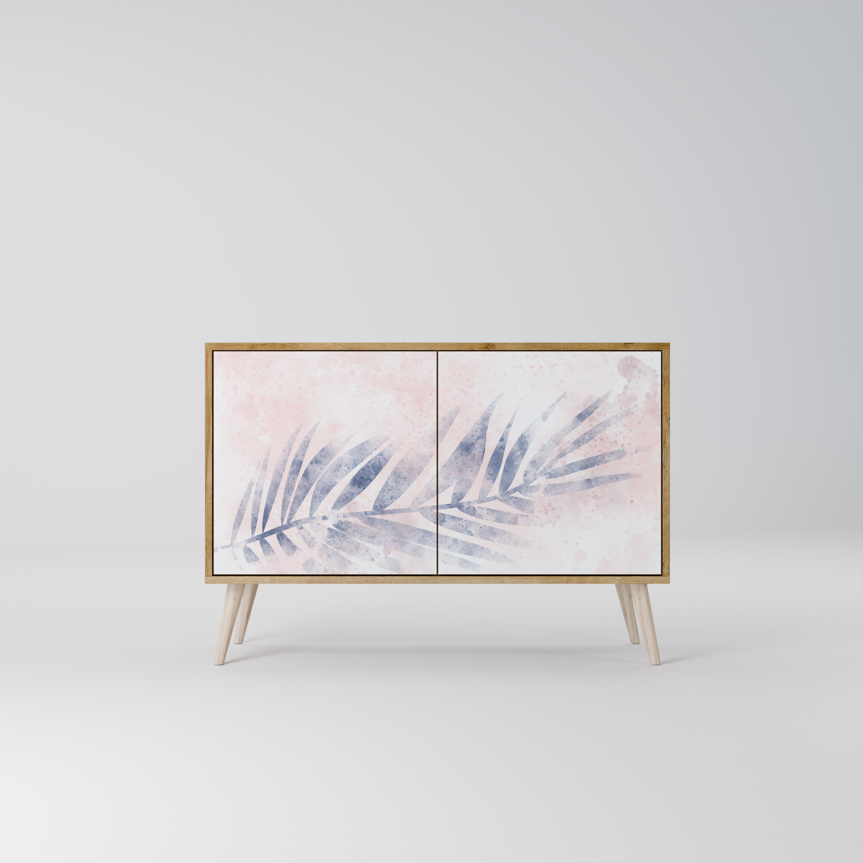 TIMELESS FLOAT Aparador de 2 Portas em Efeito Carvalho