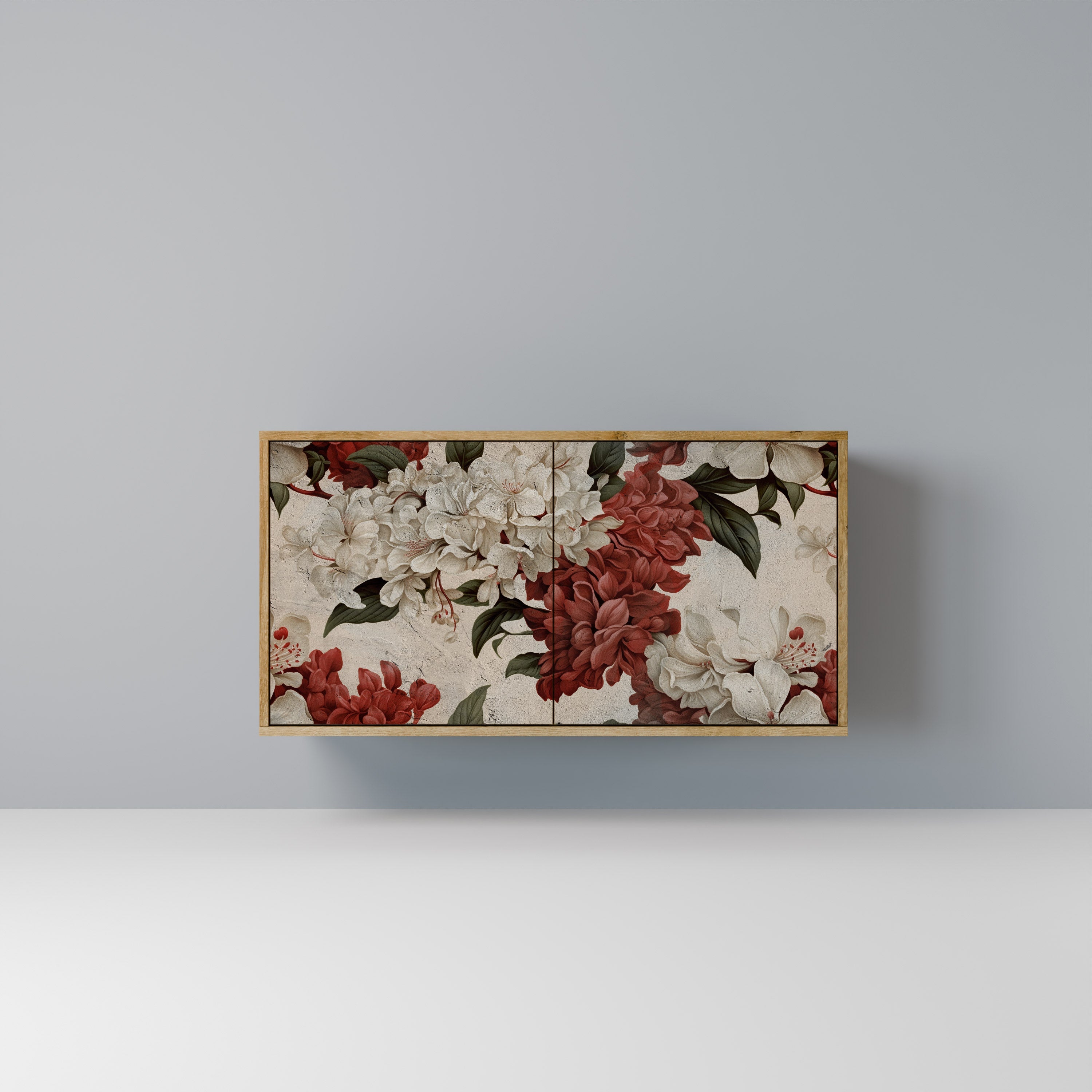 EPHEMERAL DAYS Aparador de 2 Portas em Efeito Carvalho