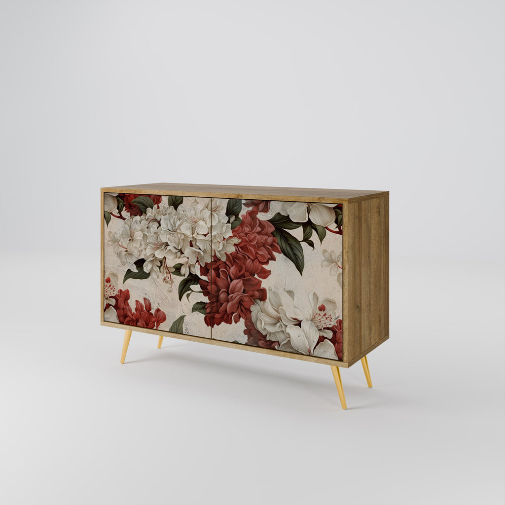 EPHEMERAL DAYS Aparador de 2 Portas em Efeito Carvalho