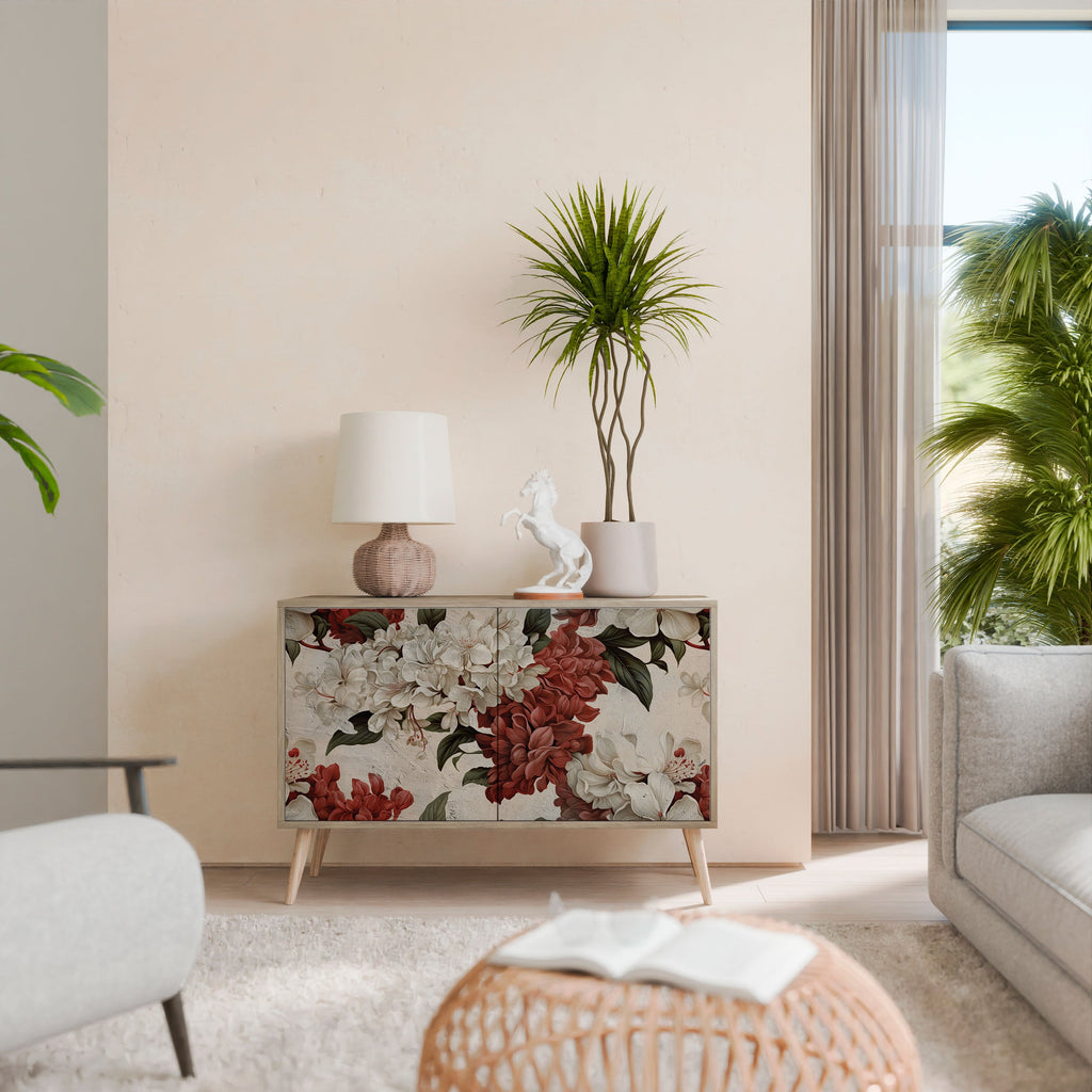 EPHEMERAL DAYS Aparador de 2 Portas em Efeito Carvalho