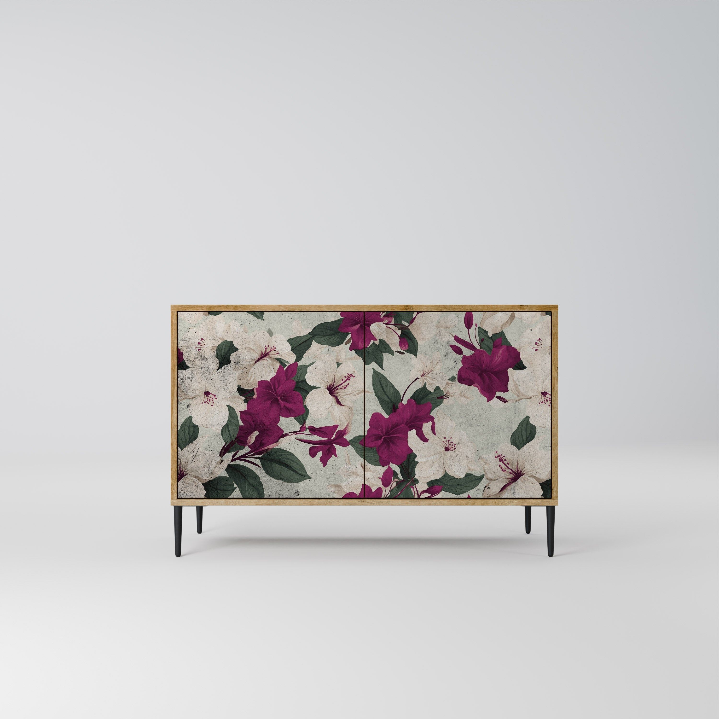 FLOWERET DREAM Aparador de 2 Portas em Efeito Carvalho