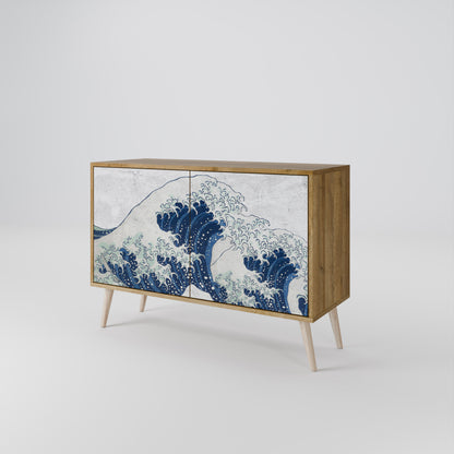 THE GREAT WAVE AT KANAGAWA Aparador de 2 Portas