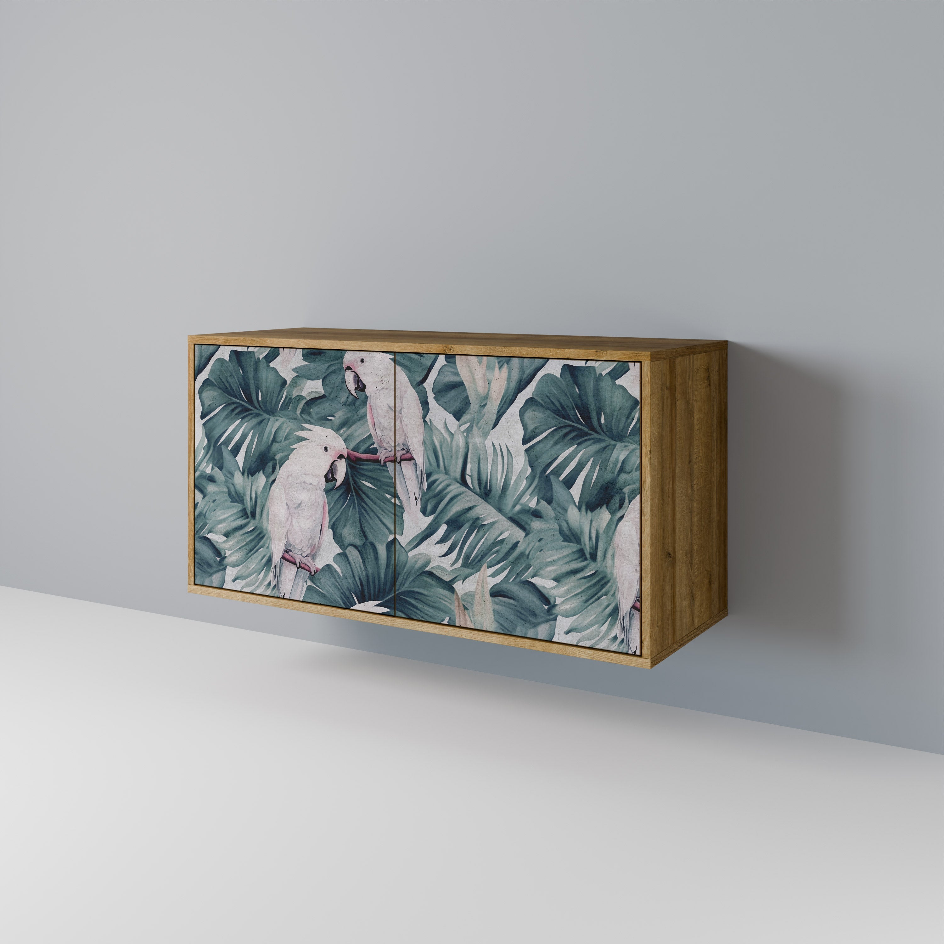 POPINJAY LOOK Aparador de 2 Portas em Efeito Carvalho