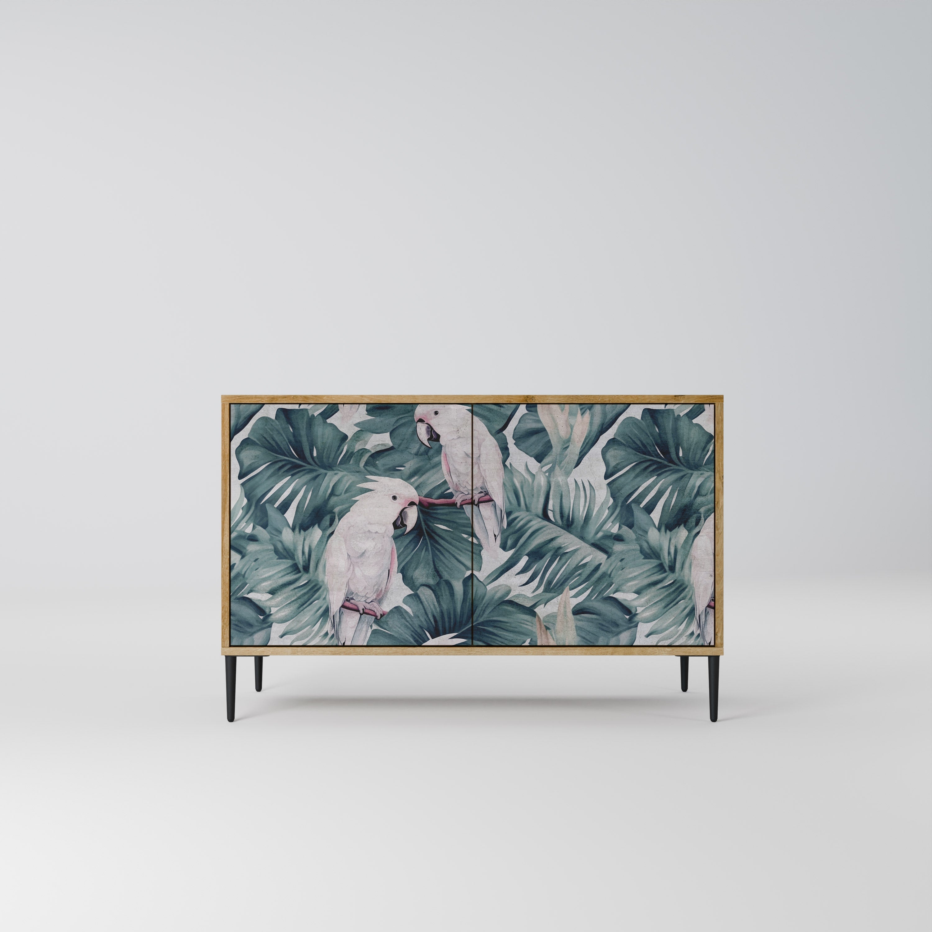 POPINJAY LOOK Aparador de 2 Portas em Efeito Carvalho