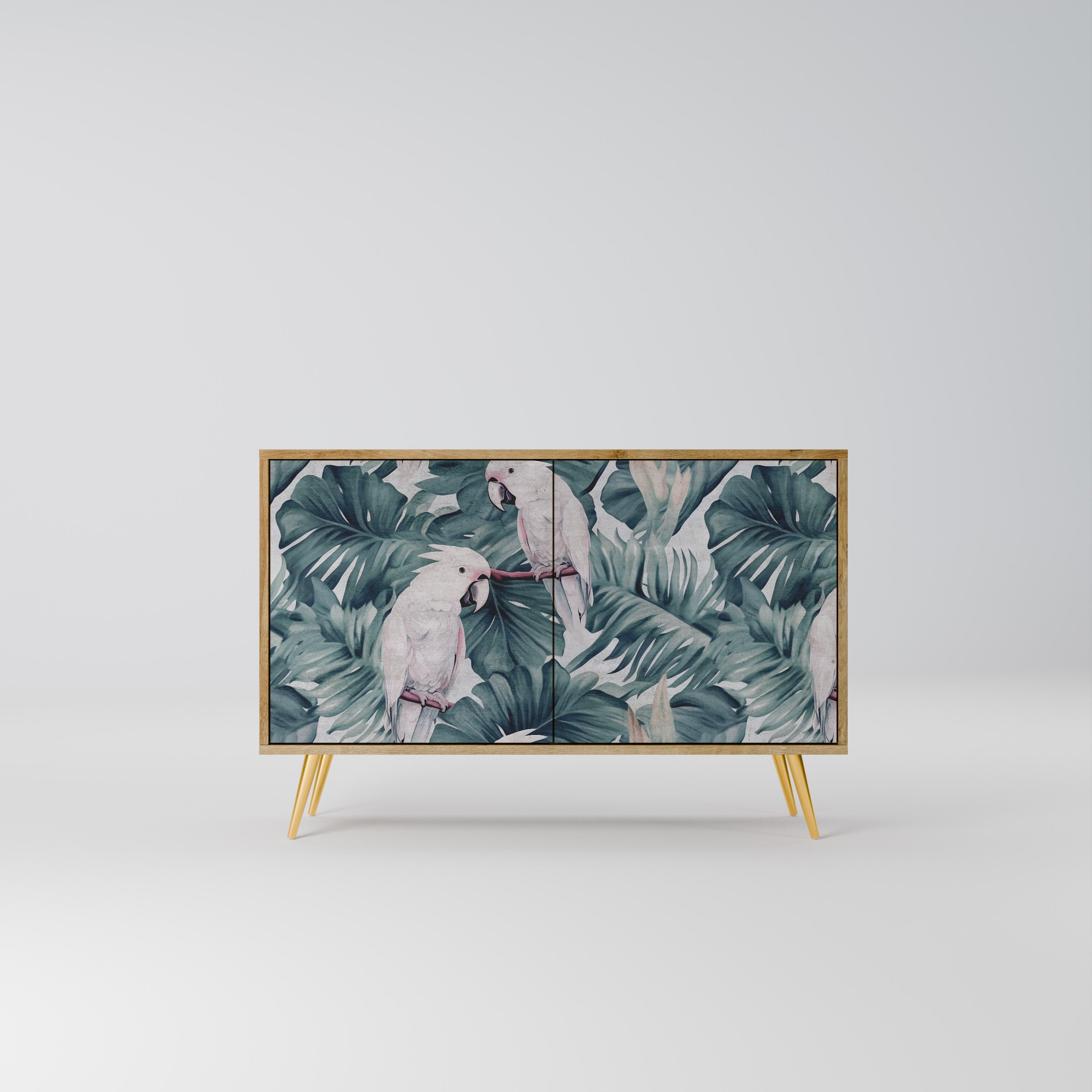 POPINJAY LOOK Aparador de 2 Portas em Efeito Carvalho