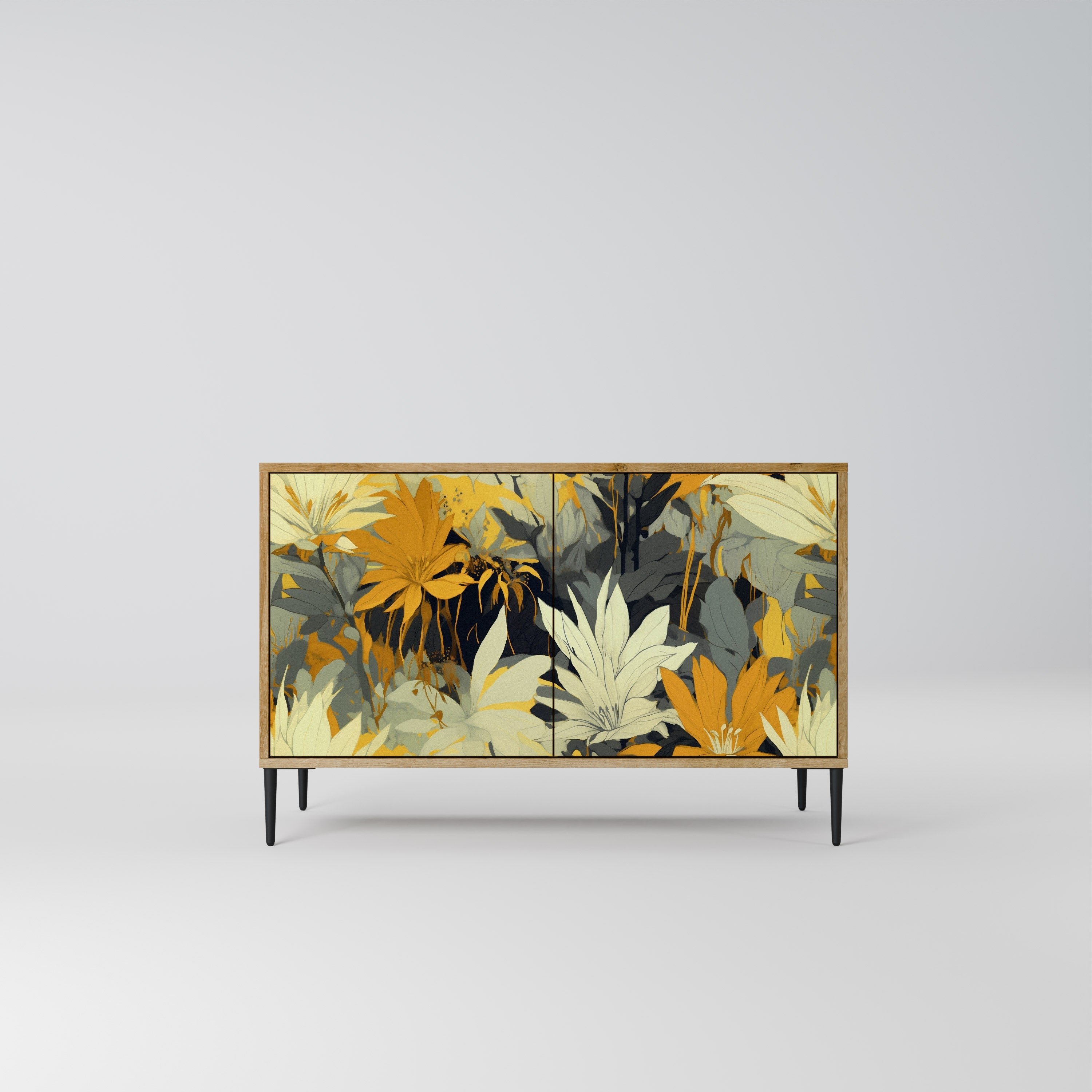 SUNKISSED LILY Aparador de 2 Portas em Efeito Carvalho