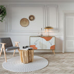 TRANQUIL TWIG Aparador de 2 Portas em Efeito Carvalho