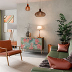 HAWAIIAN SPIRIT Aparador de 2 Portas em Efeito Carvalho