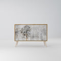 FADE IN THE TREES Aparador de 2 Portas em Efeito Carvalho