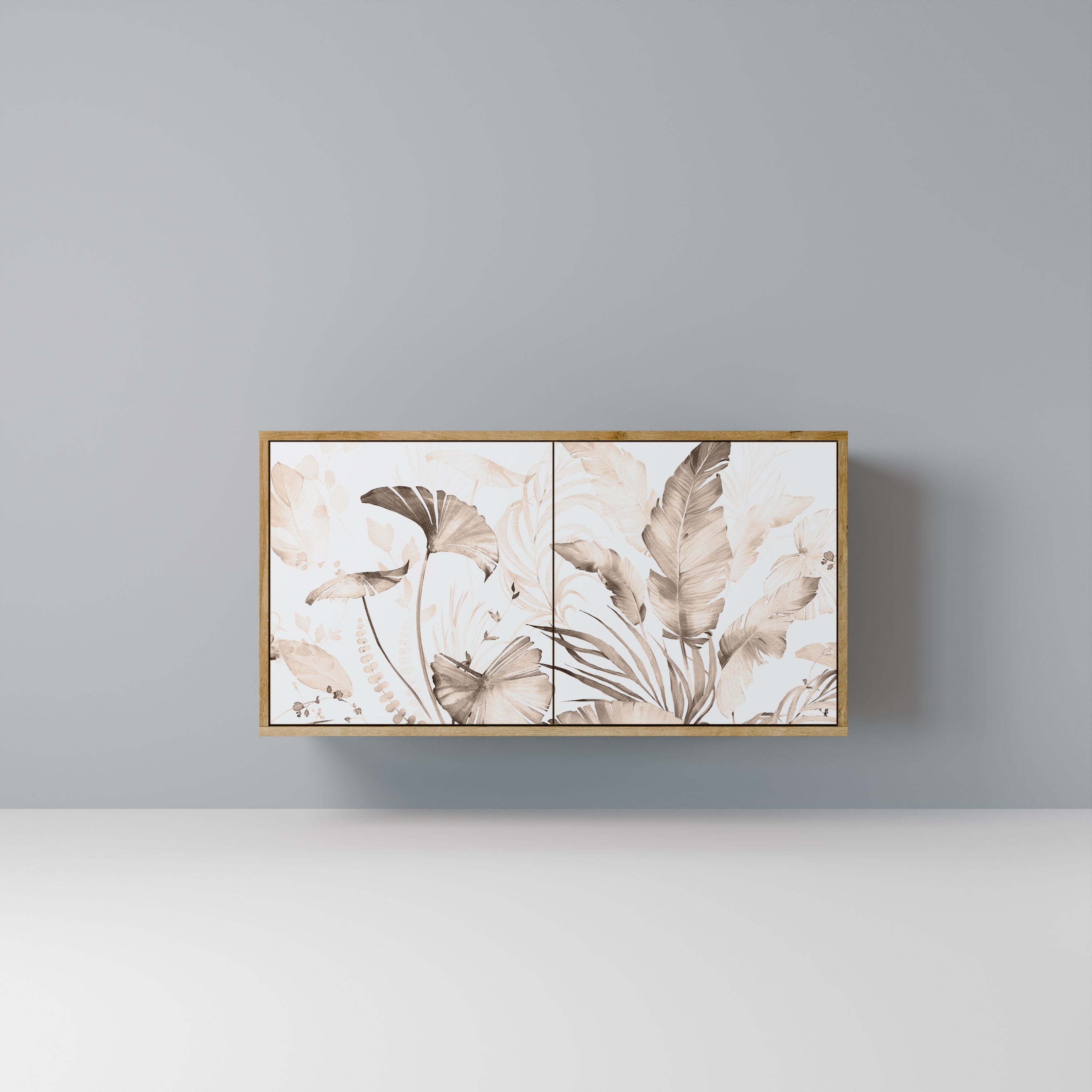 WILD TENDERNESS Aparador de 2 Portas em Efeito Carvalho