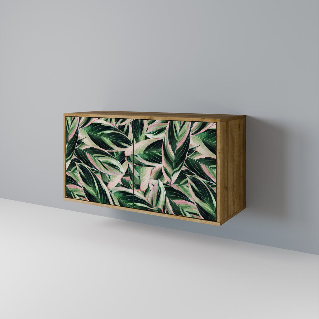 EERIE STROMANTHE Aparador de 2 Portas em Efeito Carvalho