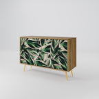 EERIE STROMANTHE Aparador de 2 Portas em Efeito Carvalho