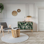 EERIE STROMANTHE Aparador de 2 Portas em Efeito Carvalho