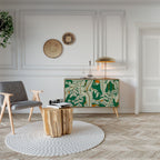 VERDANT PLEASURES Aparador de 2 Portas em Efeito Carvalho