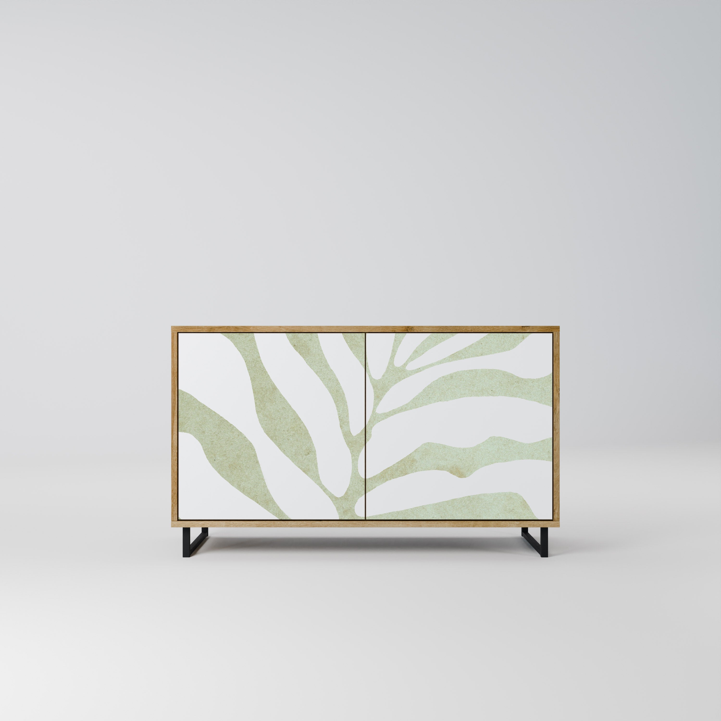 BOTANICAL SPARK Aparador de 2 Portas em Efeito Carvalho