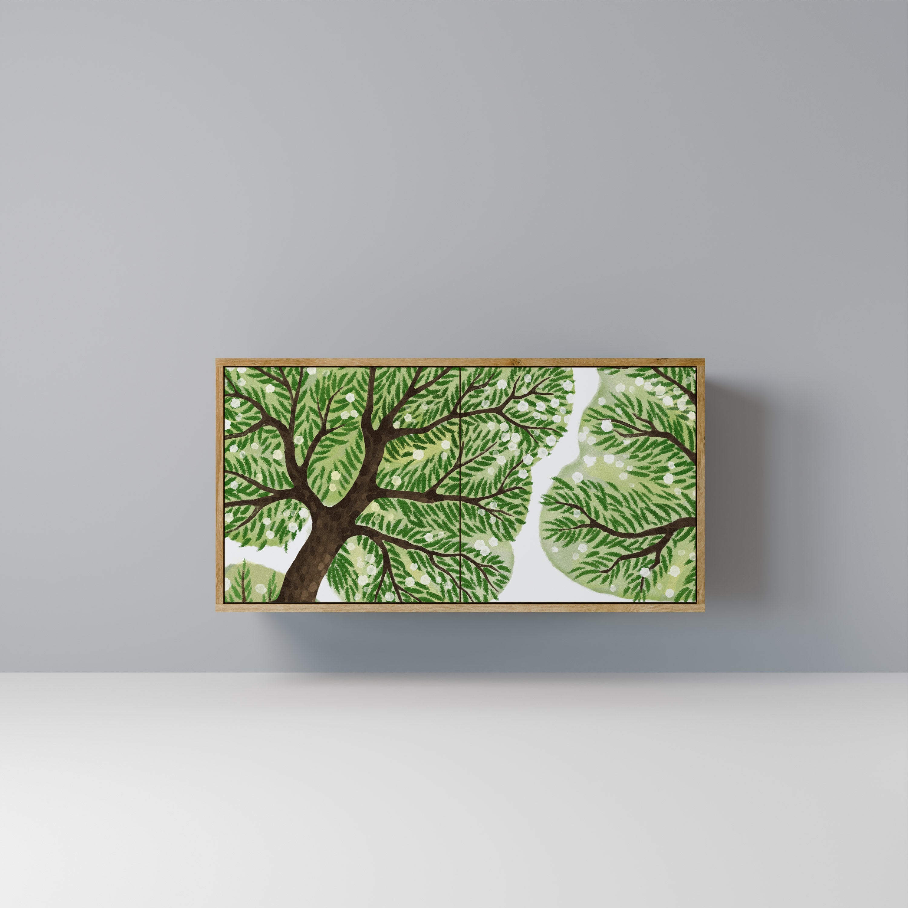 WILDERNESS DASH Aparador de 2 Portas em Efeito Carvalho