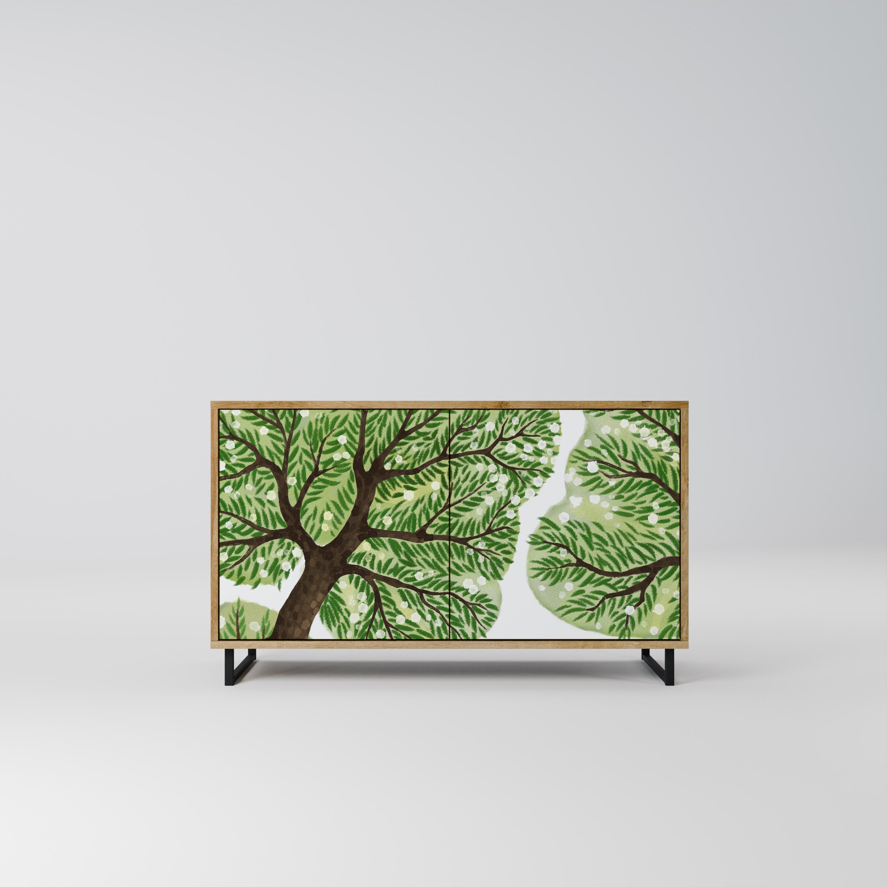 WILDERNESS DASH Aparador de 2 Portas em Efeito Carvalho