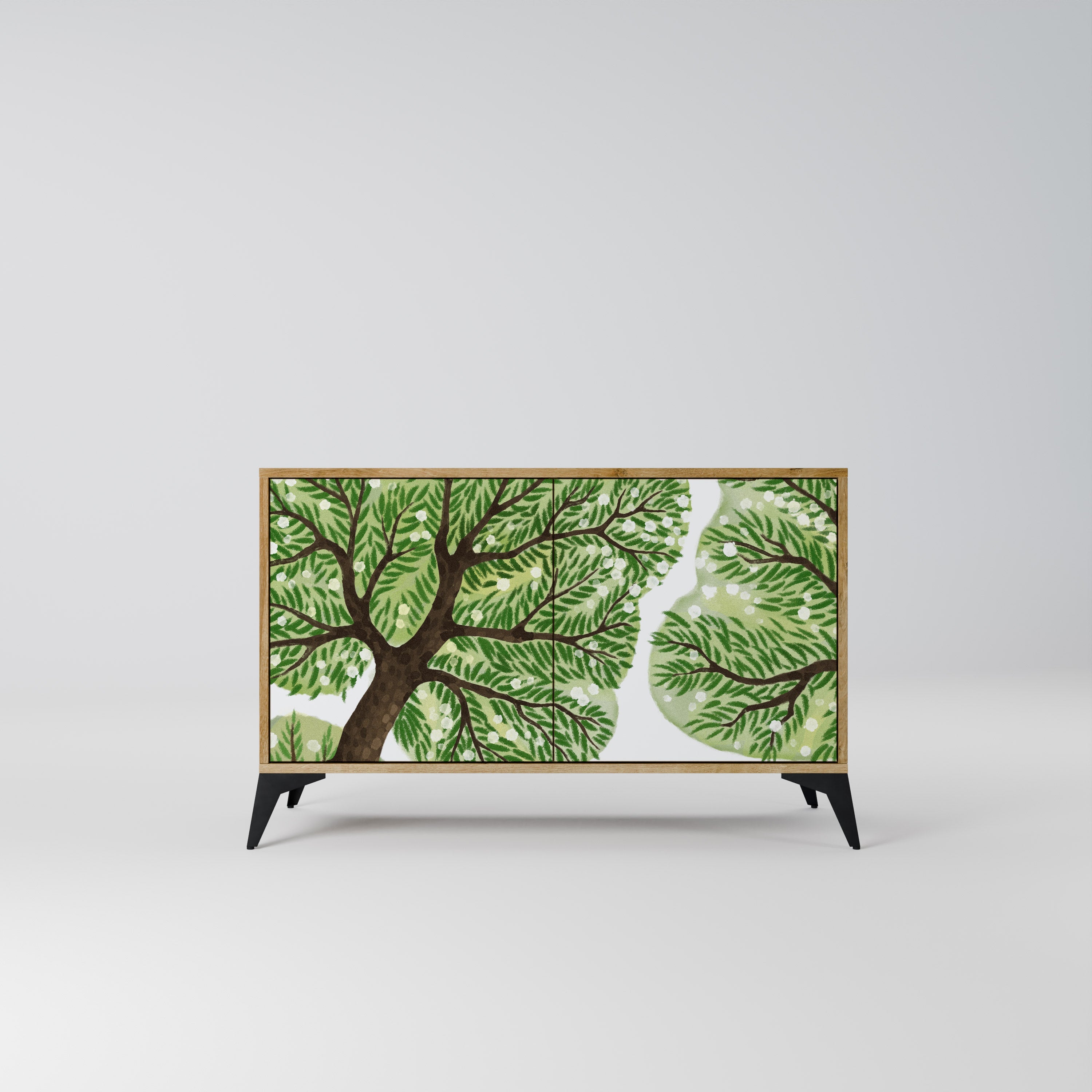 WILDERNESS DASH Aparador de 2 Portas em Efeito Carvalho