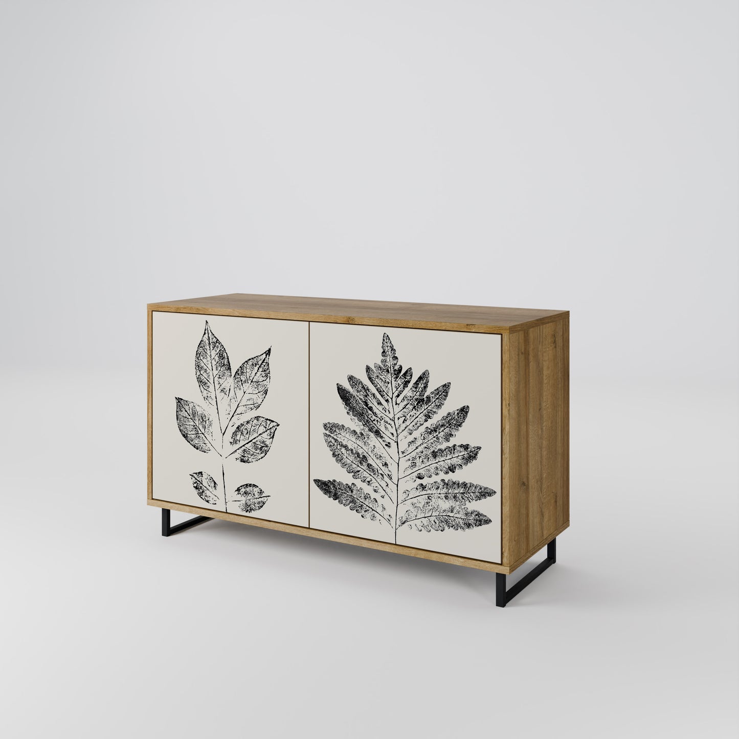 LEAFY STAMPS Aparador de 2 Portas