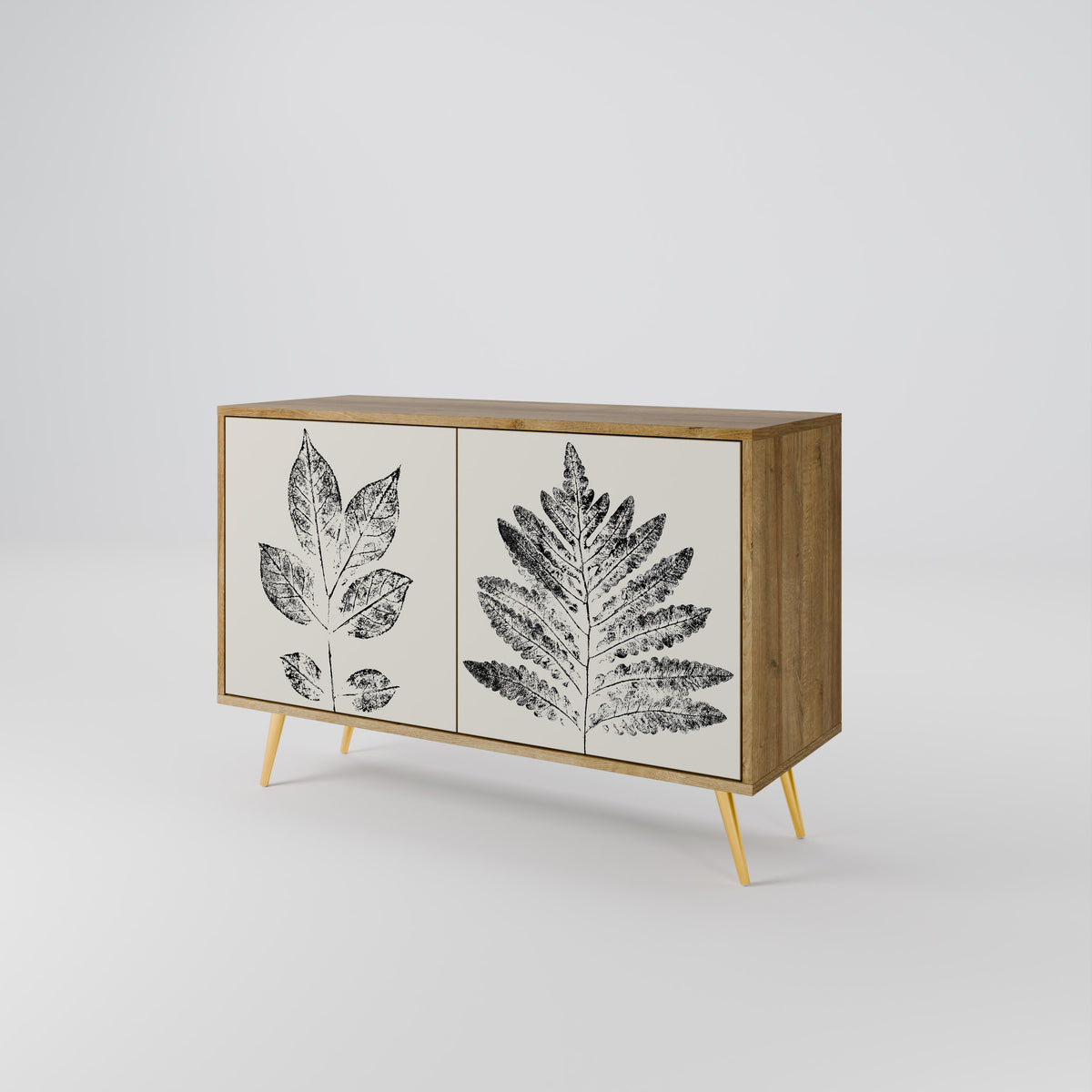 LEAFY STAMPS Aparador de 2 Portas