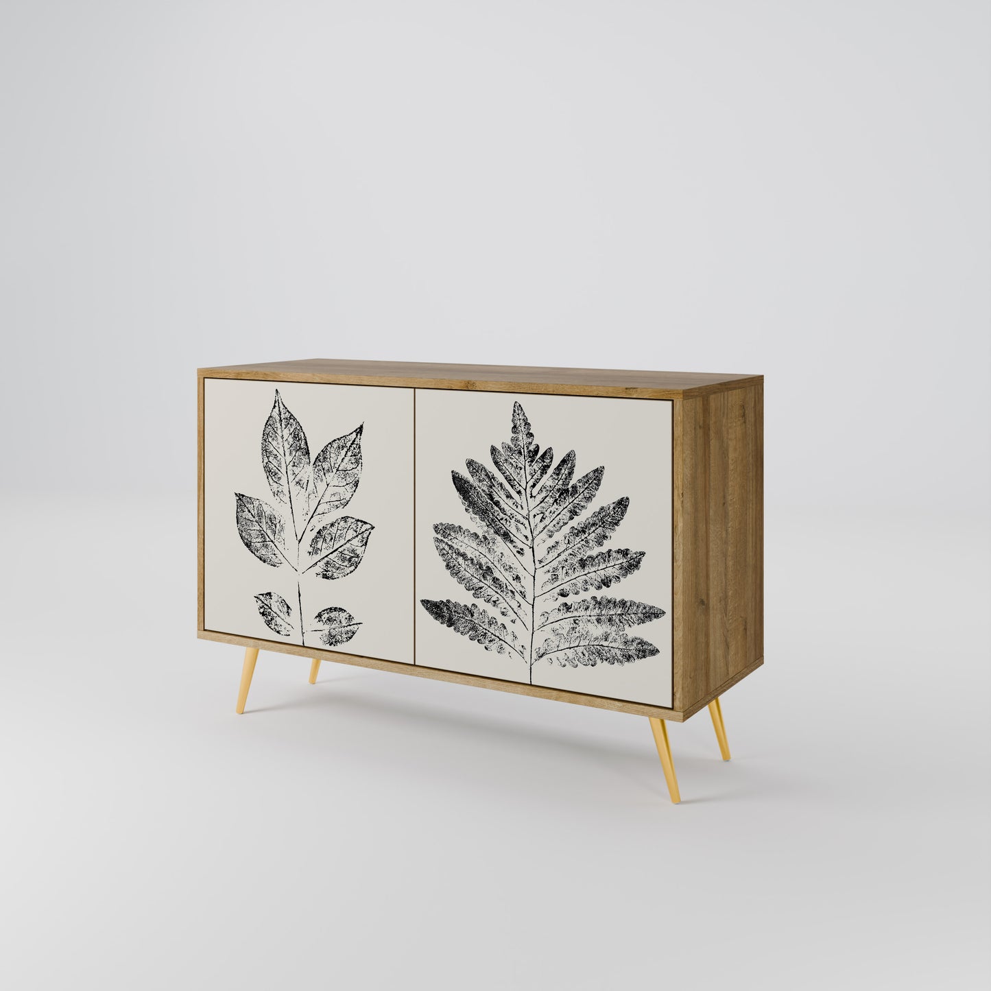 LEAFY STAMPS Aparador de 2 Portas