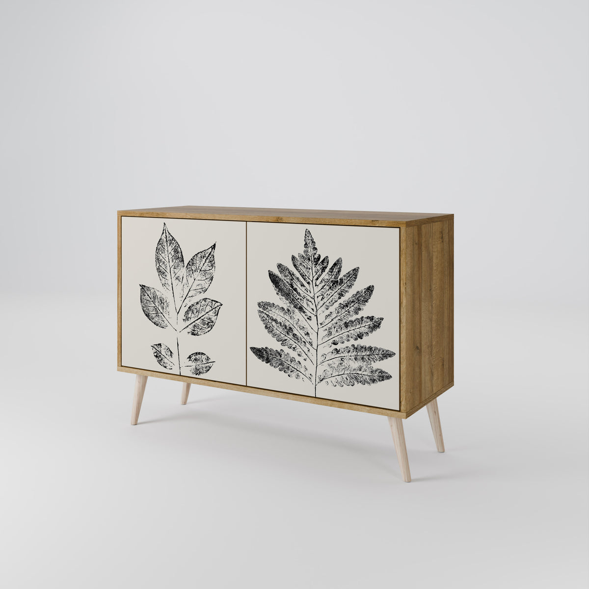 LEAFY STAMPS Aparador de 2 Portas