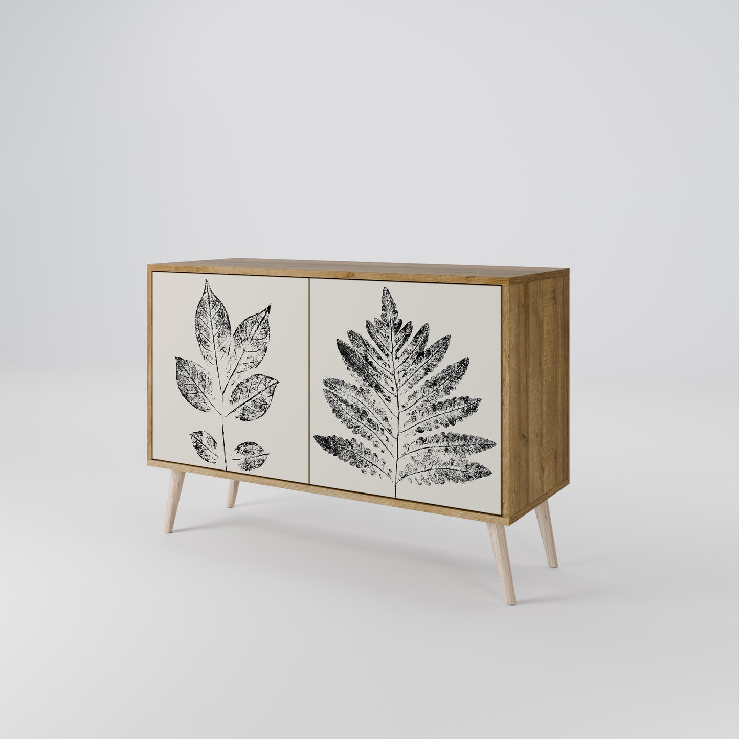 LEAFY STAMPS Aparador de 2 Portas