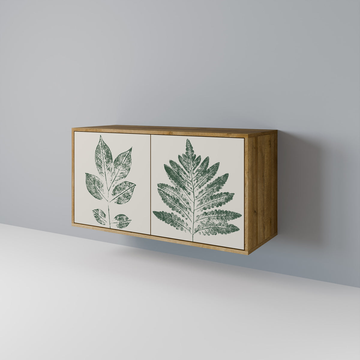 GREEN LEAFY STAMPS Aparador de 2 Portas