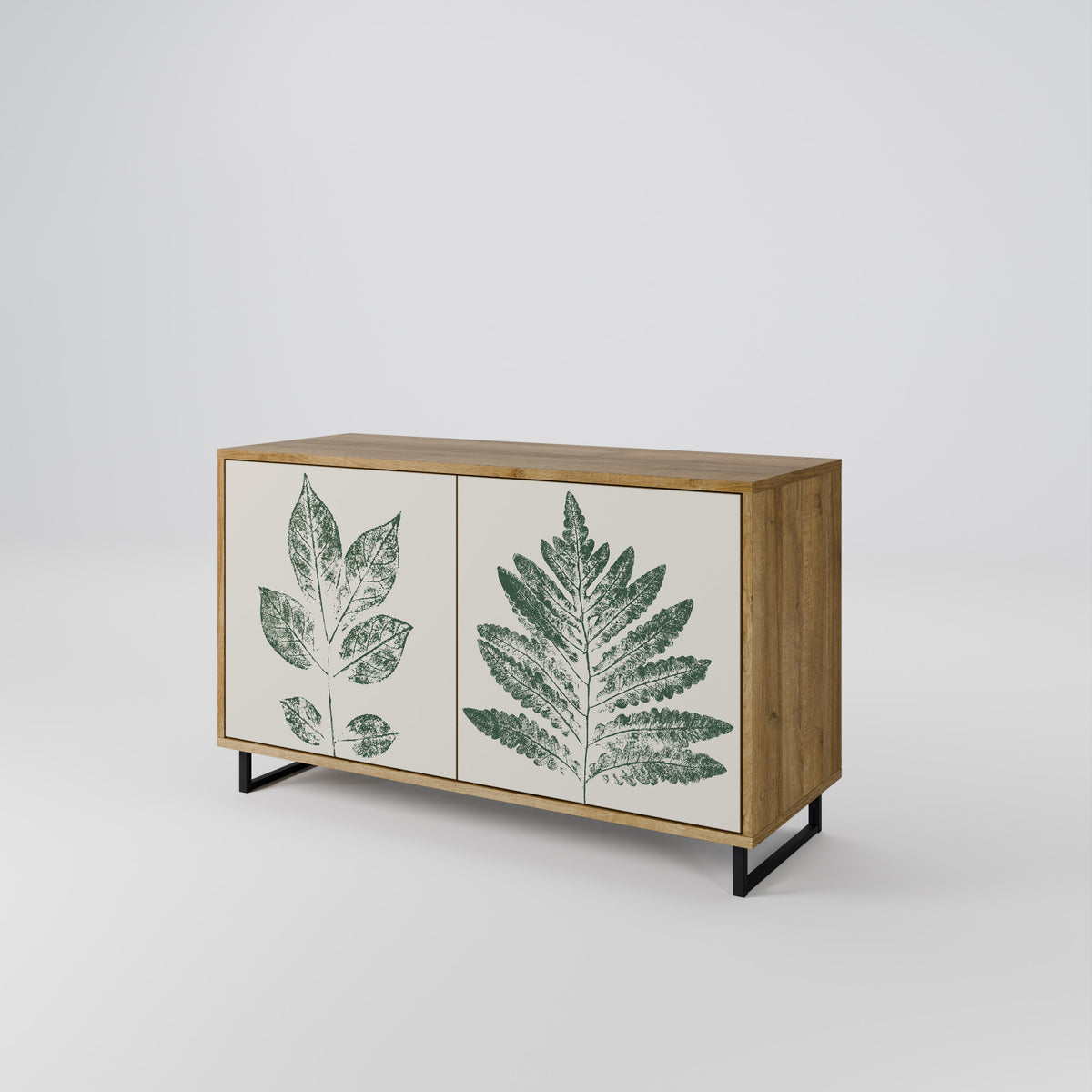 GREEN LEAFY STAMPS Aparador de 2 Portas