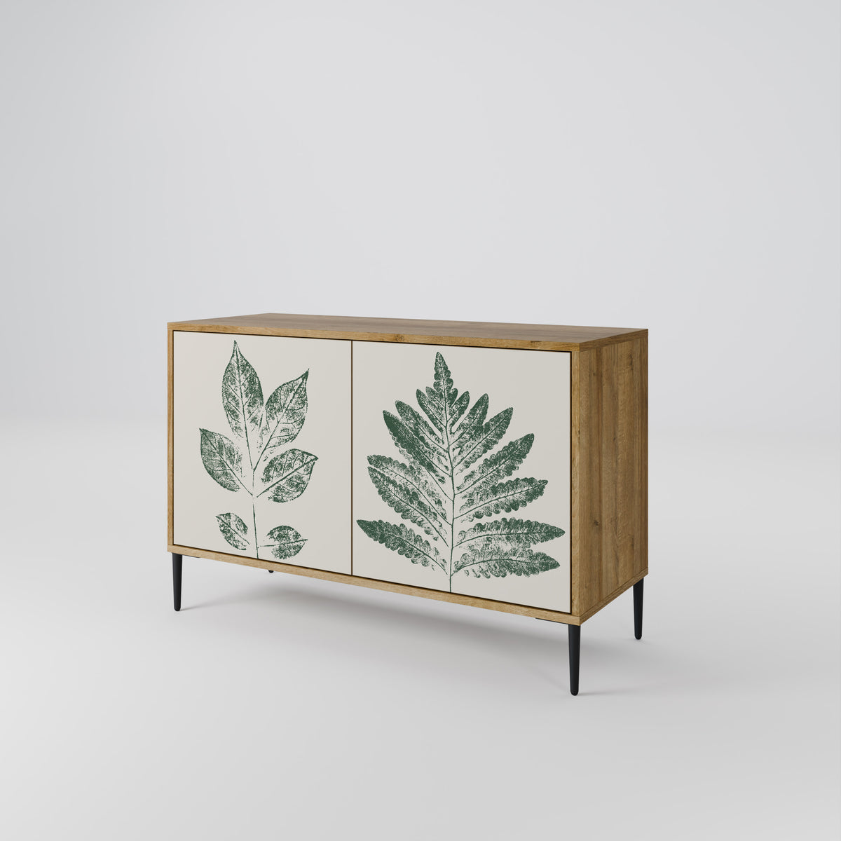GREEN LEAFY STAMPS Aparador de 2 Portas