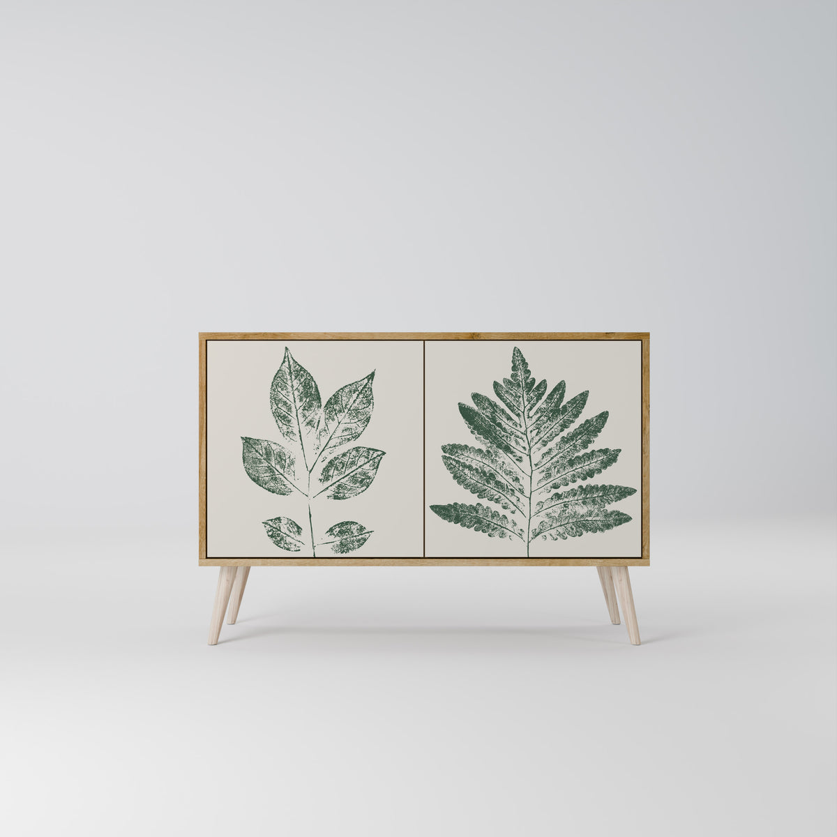 GREEN LEAFY STAMPS Aparador de 2 Portas