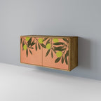 JUICY OLIVES Aparador de 2 Portas em Efeito Carvalho