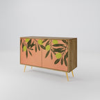 JUICY OLIVES Aparador de 2 Portas em Efeito Carvalho