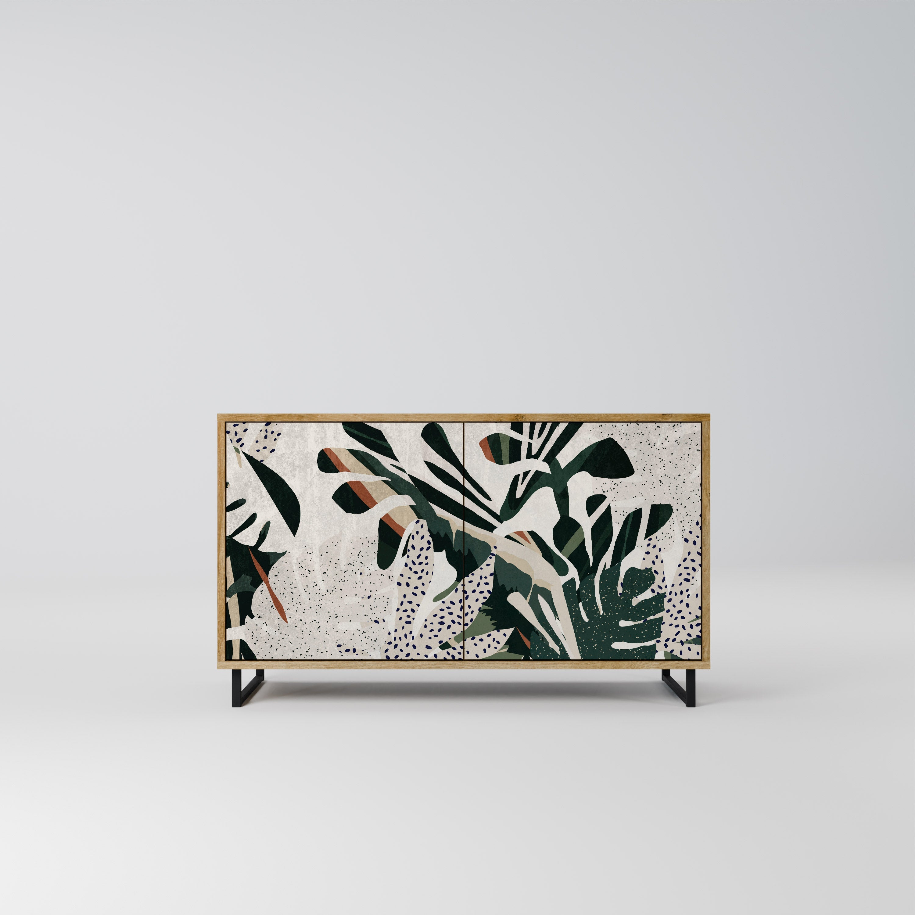 VERDURE FORMATION Aparador de 2 Portas em Efeito Carvalho