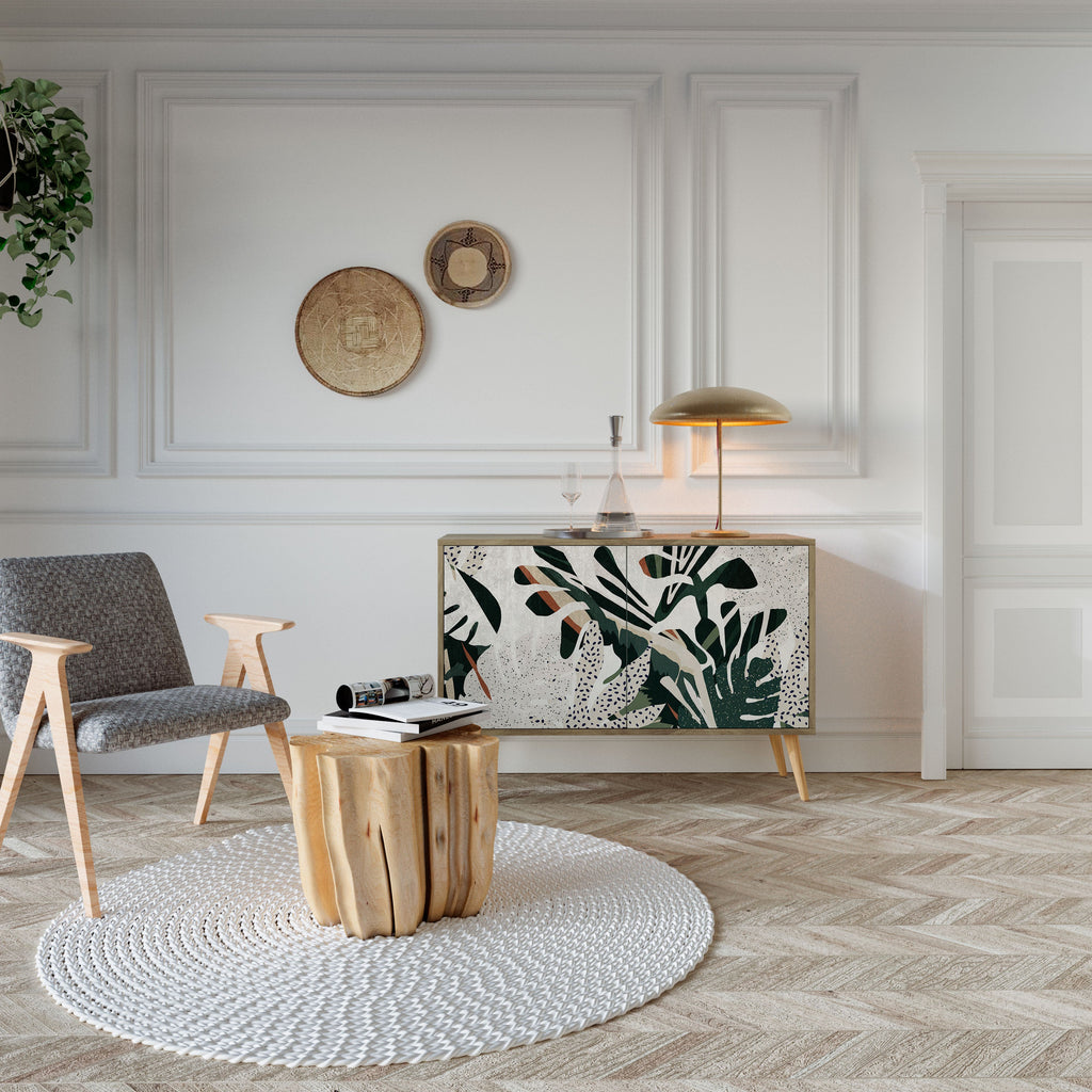 VERDURE FORMATION Aparador de 2 Portas em Efeito Carvalho