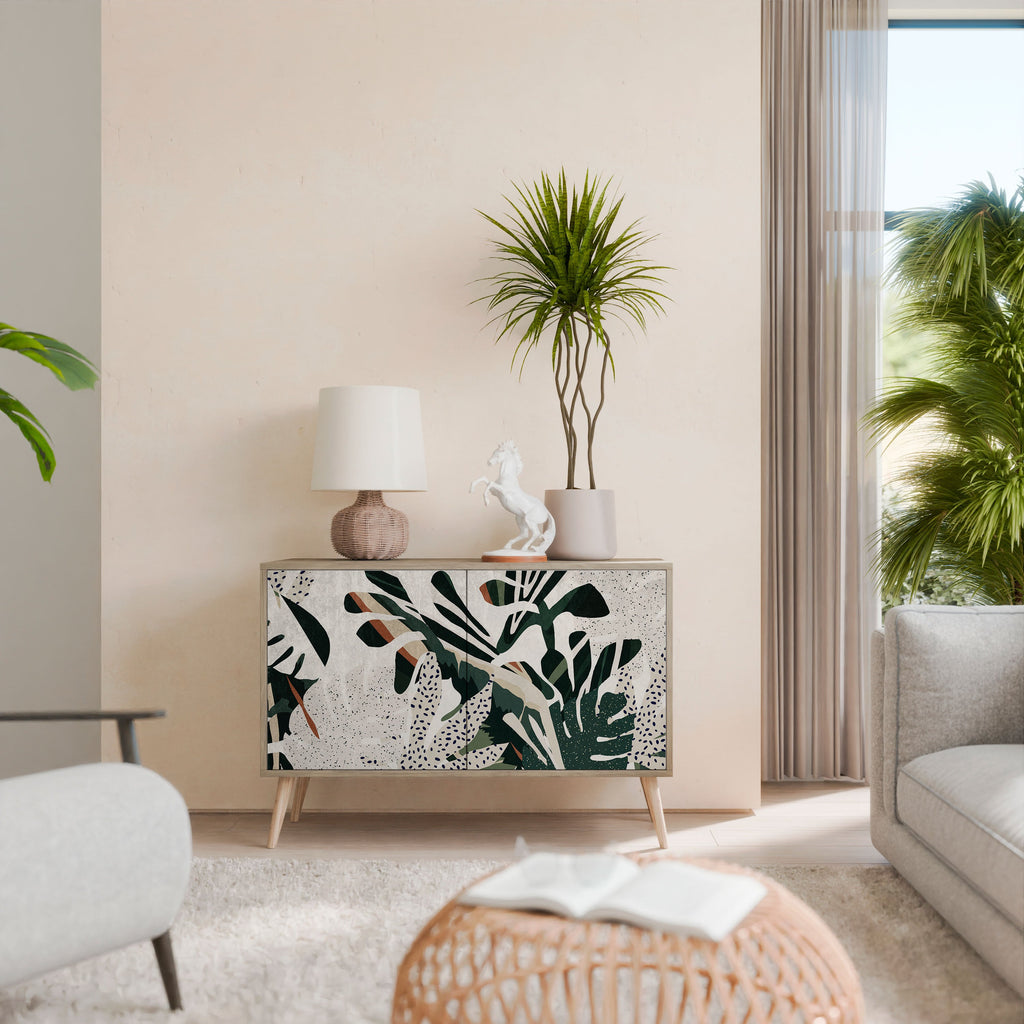 VERDURE FORMATION Aparador de 2 Portas em Efeito Carvalho