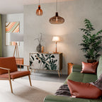 VERDURE FORMATION Aparador de 2 Portas em Efeito Carvalho