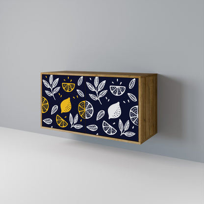 CITRUS BLACK AND WHITE Aparador de 2 Portas
