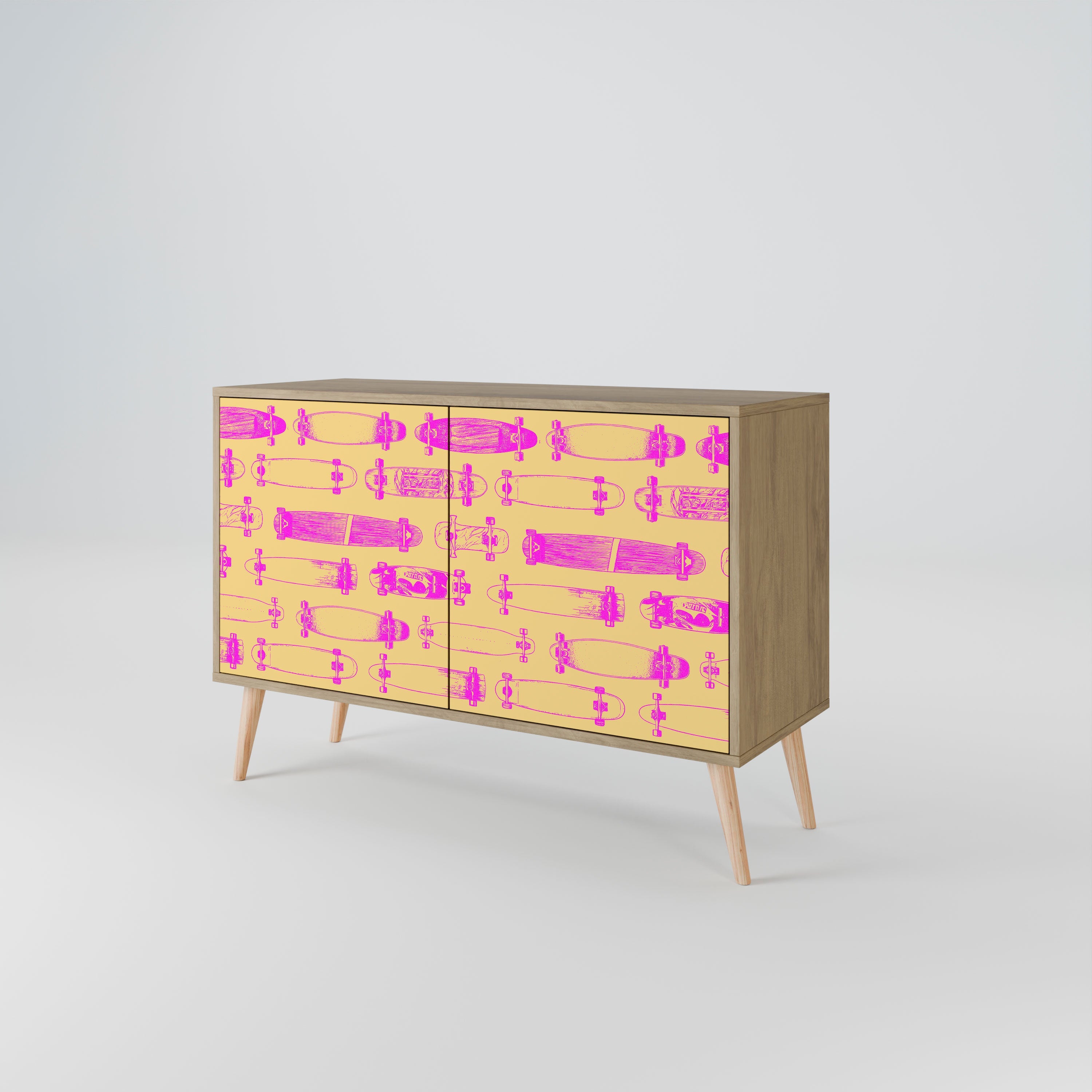 SKATEBOARD ARTISTRY Poster Vertical Autocolante