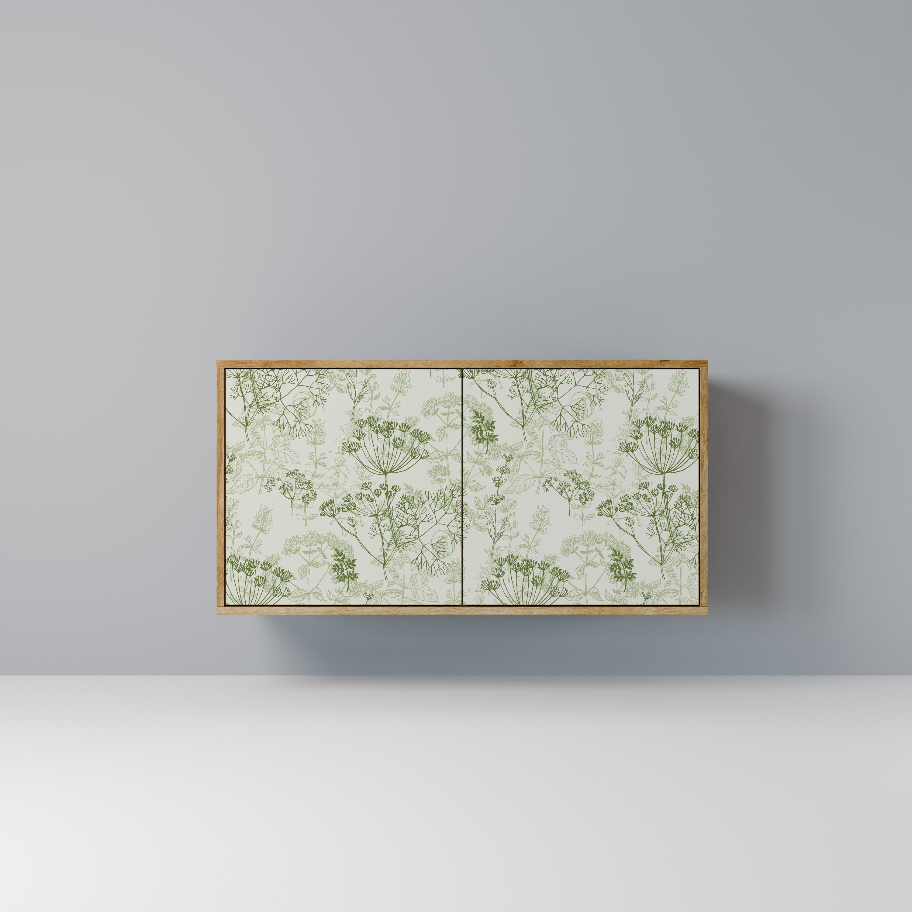 FENNEL BALDACHIN Aparador de 2 Portas em Efeito Carvalho