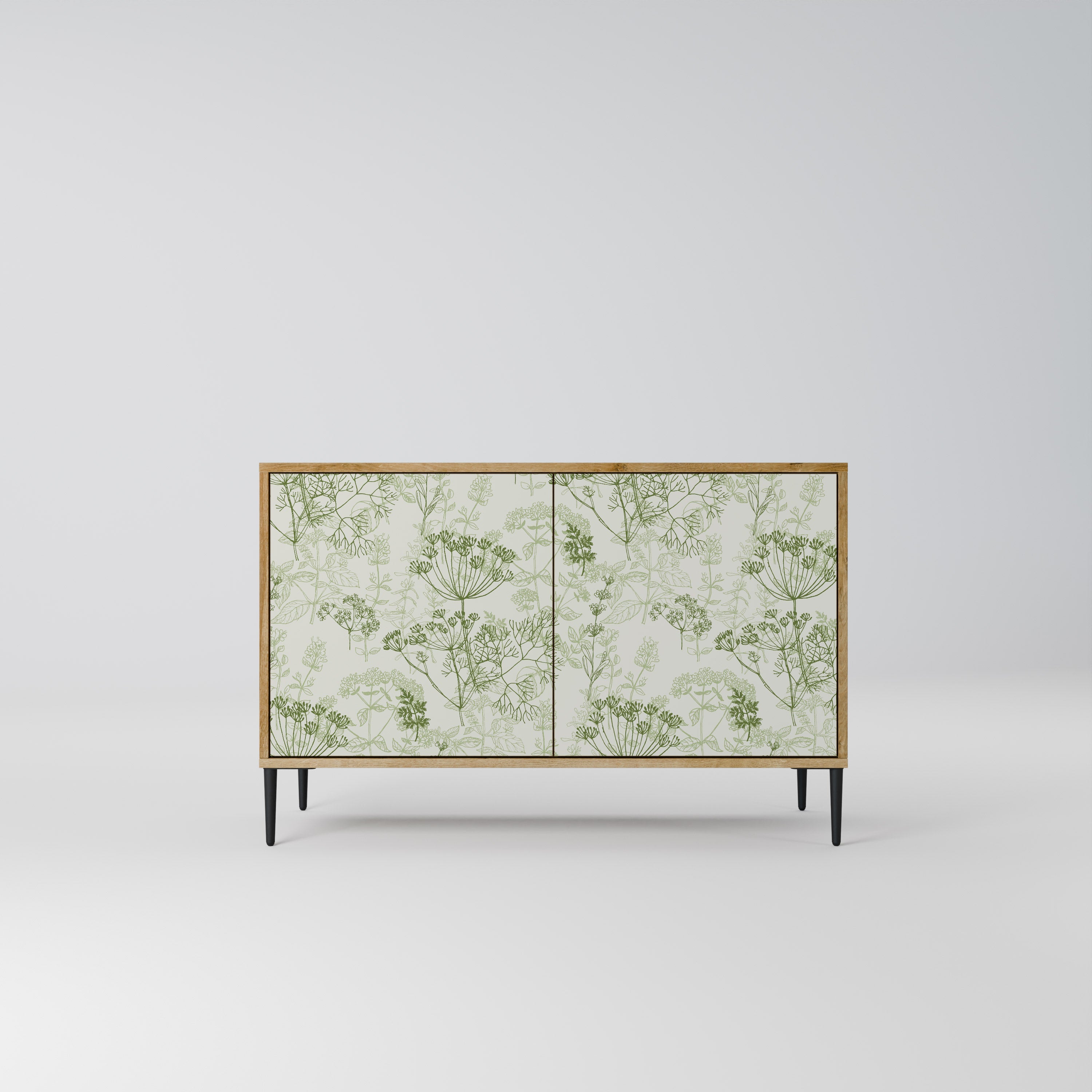 FENNEL BALDACHIN Aparador de 2 Portas em Efeito Carvalho