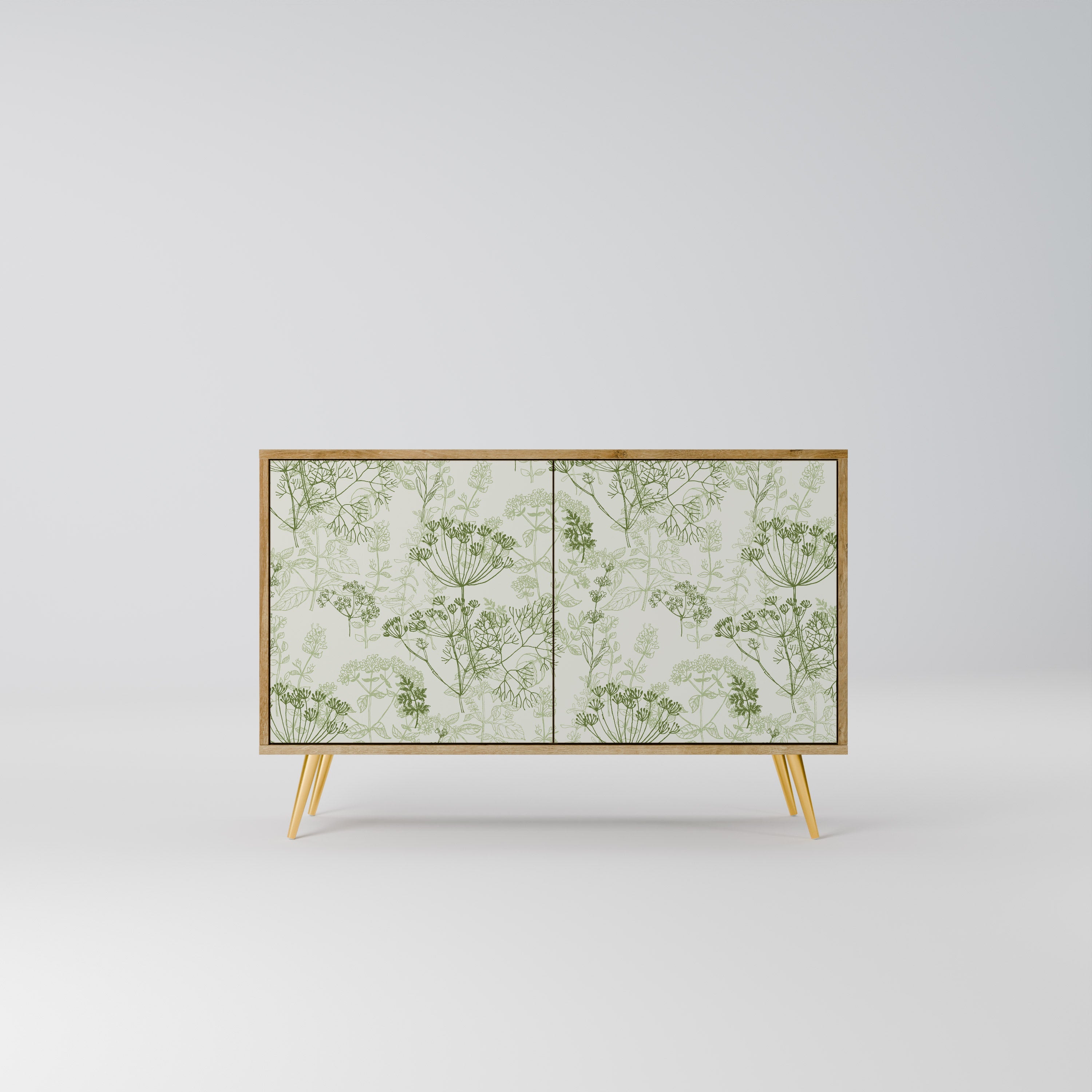 FENNEL BALDACHIN Aparador de 2 Portas em Efeito Carvalho