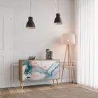 VELVET CROSSING Aparador de 2 Portas em Efeito Carvalho