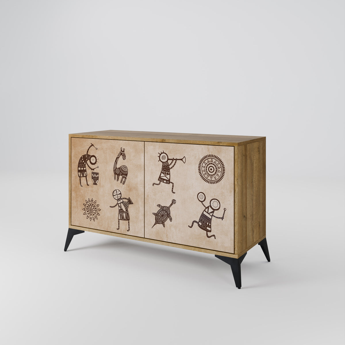 AFRICAN STYLE Aparador de 2 Portas