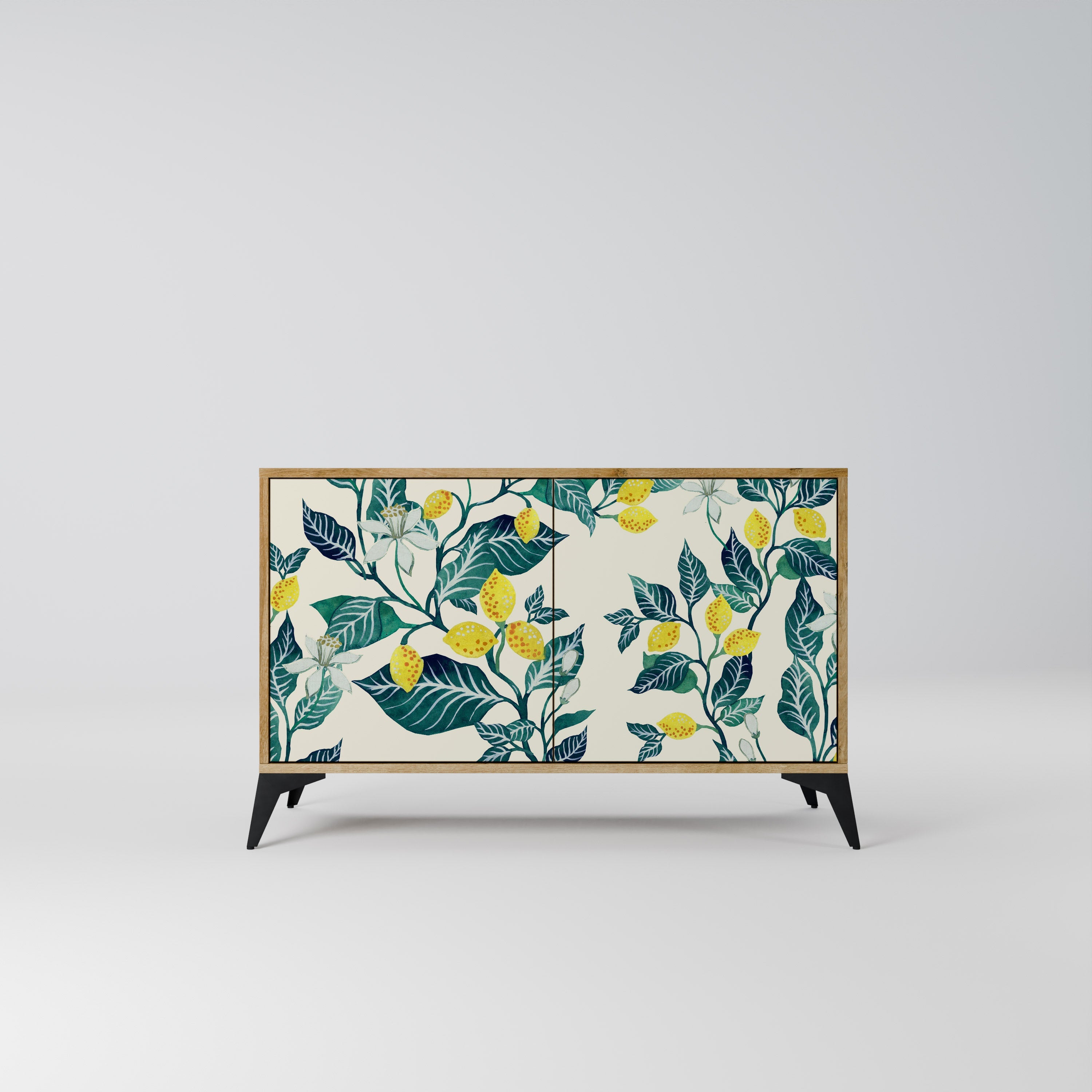 LEMON TREE Aparador de 2 Portas em Efeito Carvalho