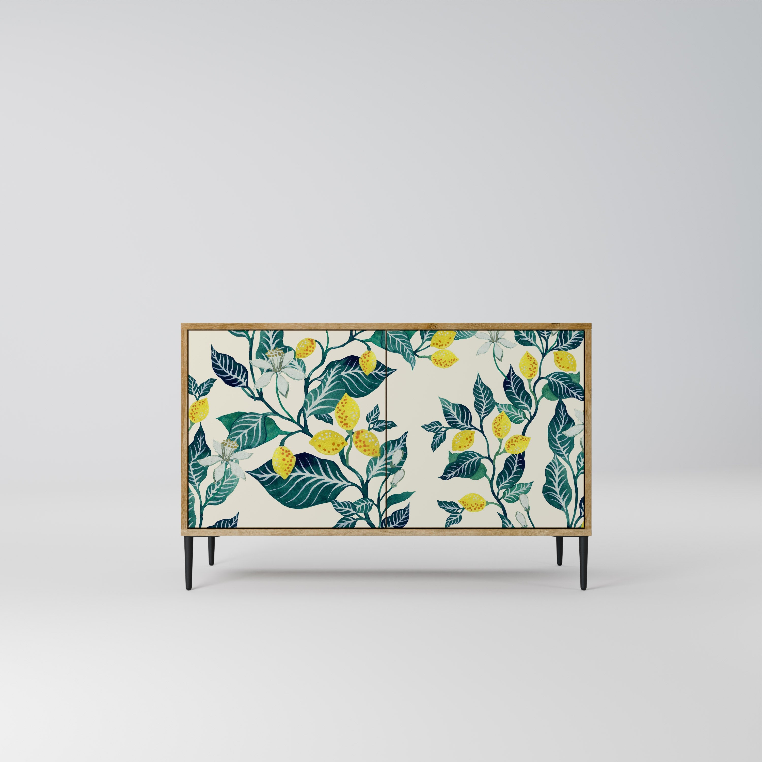 LEMON TREE Aparador de 2 Portas em Efeito Carvalho