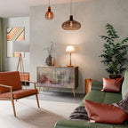 VEILED SUMMIT Aparador de 2 Portas em Efeito Carvalho